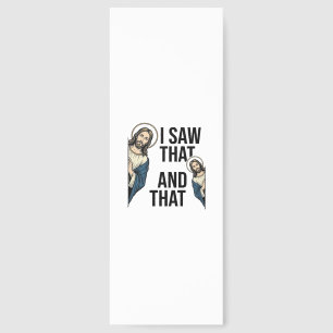 I Saw That Funny Jesus Peeking Vintage Shirt Desig Bookmarks