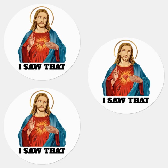 I SAW THAT, JESUS KIDS' LABELS (Group)