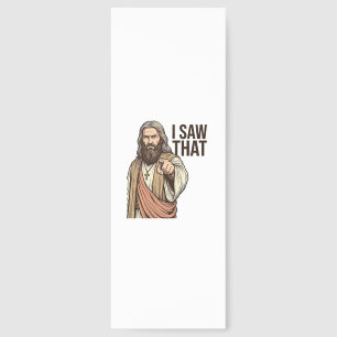 I Saw That Religious Pointing Vintage Engraving Sh Bookmarks