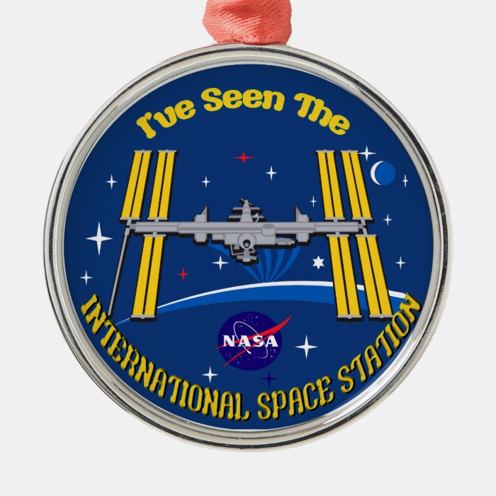 I Saw The ISS Christmas Tree Ornaments