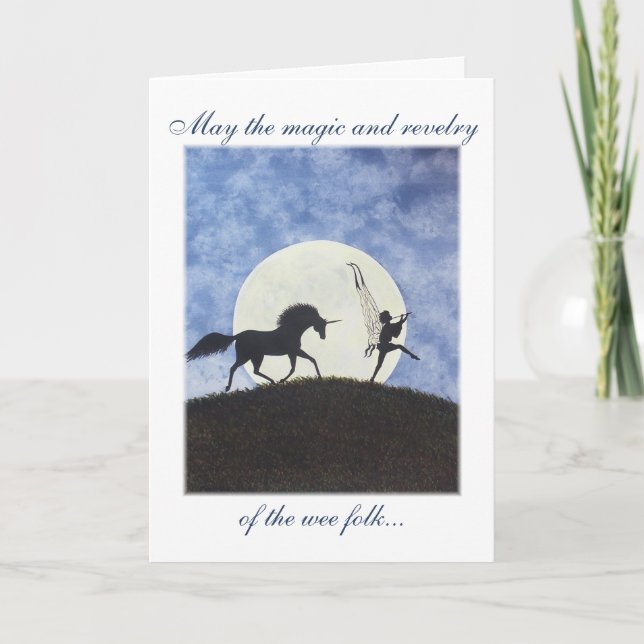 "I Saw Them One Night" Card (Front)