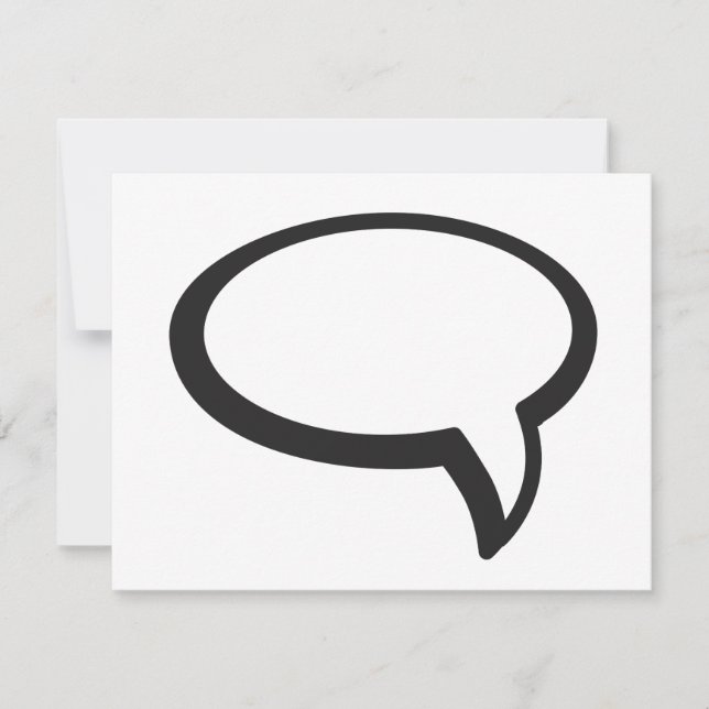 I Say... Invitation Base (Front)