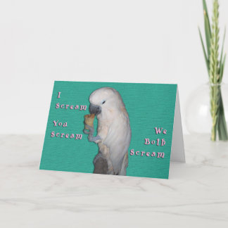 I Scream Card