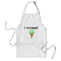 I Scream Ice Cream Apron