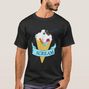 I scream Ice cream Cute Baby Parrot Funny Bird Pet T-Shirt