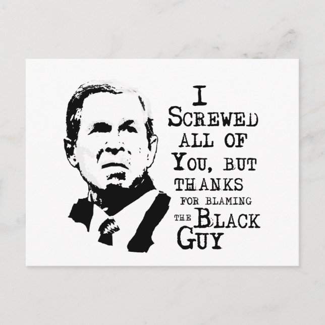 I screwed all of you but thanks for blaming the bl postcard (Front)