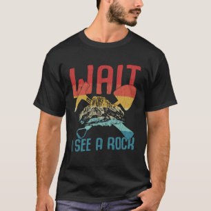 I See A Rock Geology Geologist Rocks Collector Gr T-Shirt