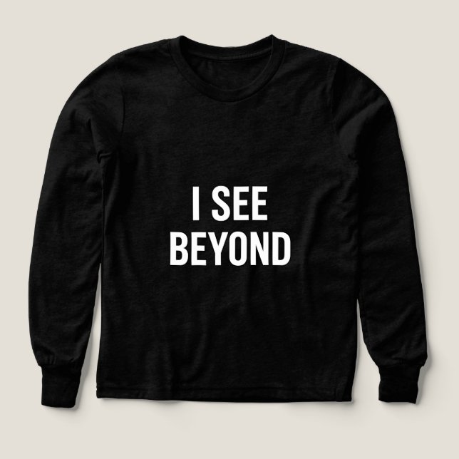 I SEE BEYOND — Spiritual Awakened Third Eye Energy Tri-Blend Shirts (Design Front)