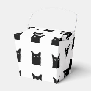 I See Cat Click to Pick Your Color Background Favor Boxes