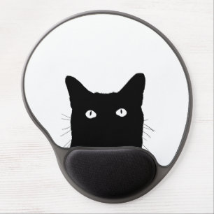 I See Cat Click to Pick Your Color Background Gel Mouse Pad