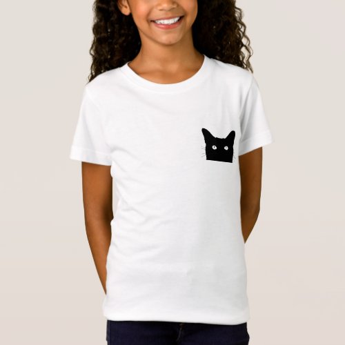 I See Cat Click to Pick Your Color Background T_Shirt