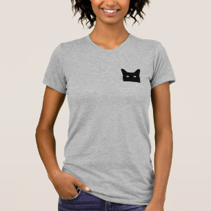 I See Cat Click to Pick Your Color Background T-Shirt