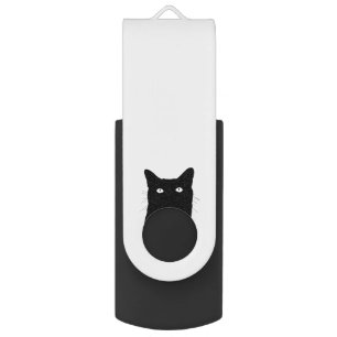 I See Cat Click to Select a Custom Color Flash Drive