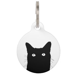 I See Cat Click to Select a Custom Color Pet Tag