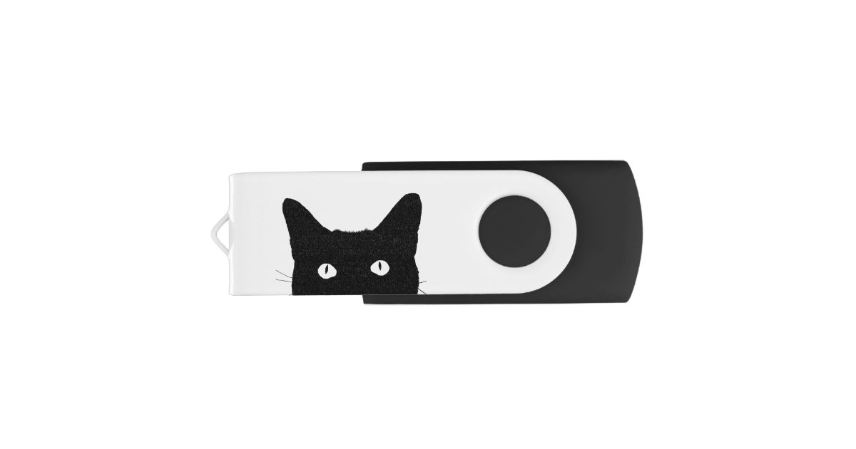 I See Cat Click To Select A Custom Color Usb Flash Drive Zazzle Com
