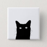 I See Cat Click To Select Your Color Decor Option Pinback Button at Zazzle