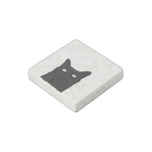 I See Cat Click to Select Your Color Decor Stone Magnet