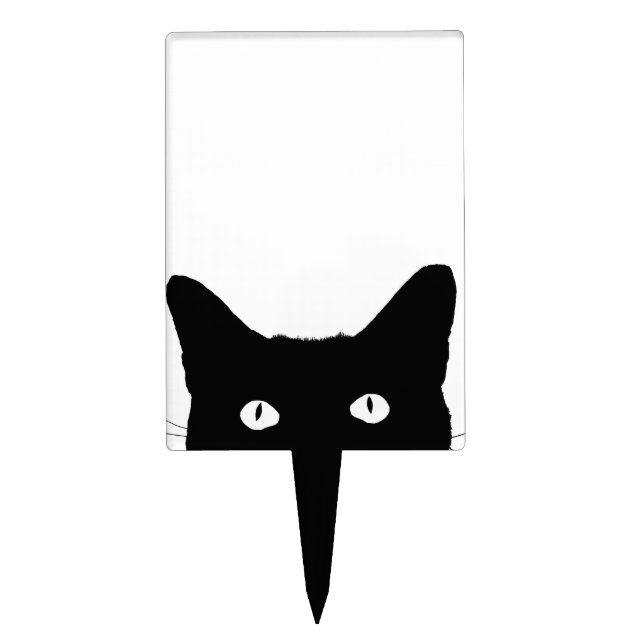 I See Cat Click to Select Your Colorful Decor Cake Topper (Front)
