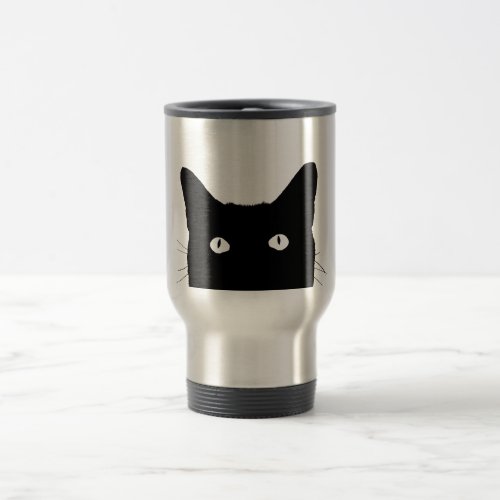 I See Cat Click to Select Your Colorful Decor Travel Mug