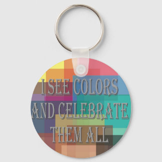 I See Colors Keychain