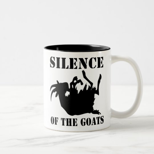 I See Dead Goats Two-Tone Coffee Mug