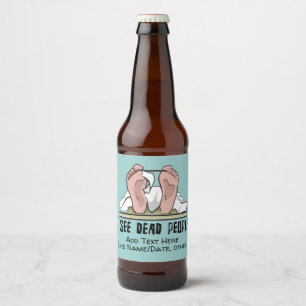 I See Dead People Personalized Beer Bottle Label