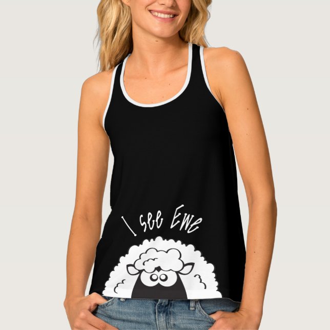 I see ewe tank top (Front)