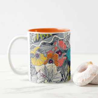 I see Hawaii dark lapis Two-Tone Coffee Mug