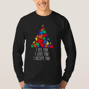 I See I Love You I Accept You - Lgbtq Ally Gay Pri T-Shirt