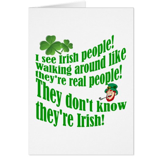 I see Irish people! (Front)