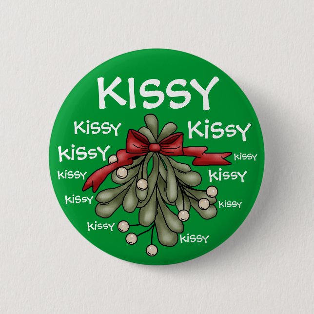 I See Mistletoe by SRF Button (Front)