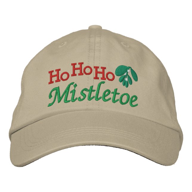 I See Mistletoe - SRF Embroidered Baseball Hat (Front)