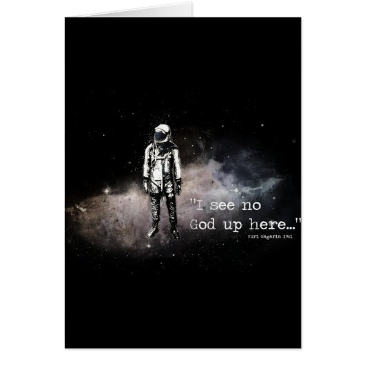 I see no god up here cards (Front)