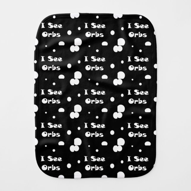 I See Orb-burp cloth (Front)