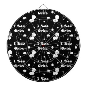 I See Orbs-dartboard Dart Board