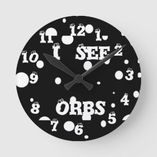 I See Orbs-wall clock