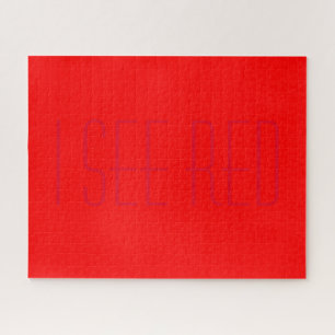 i see red jigsaw puzzle