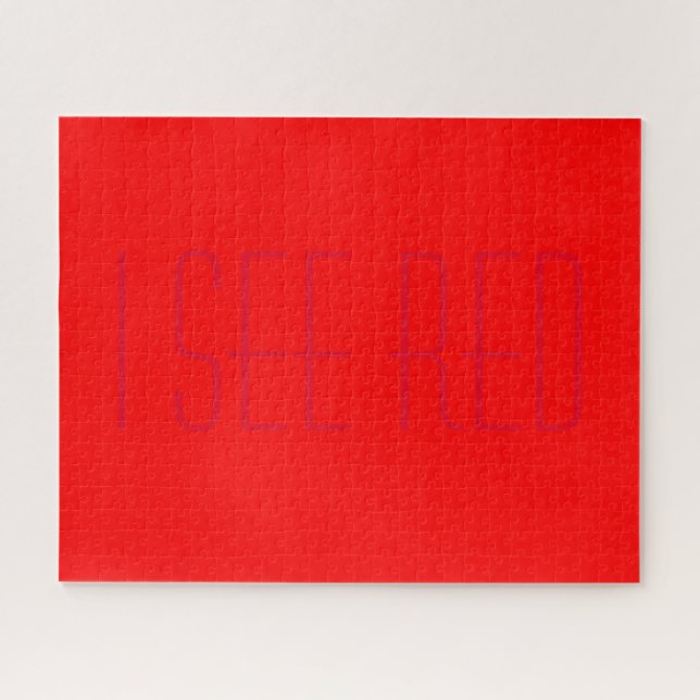 i see red jigsaw puzzle (Horizontal)