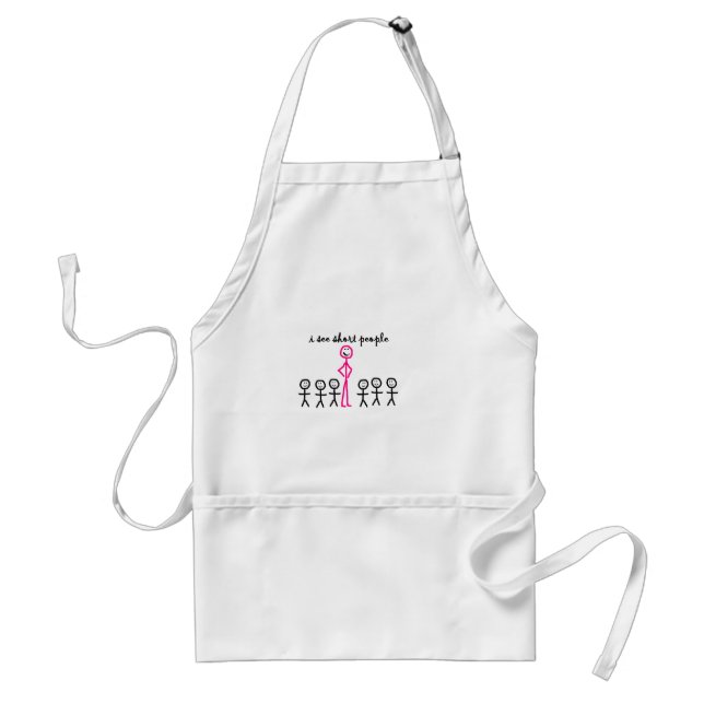 I See Short People Adult Apron (Front)