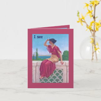"I See Someone's Celebrating A Birthday Card