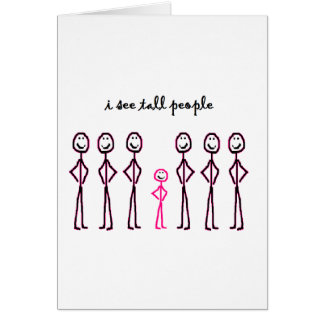 I See Tall People Cards