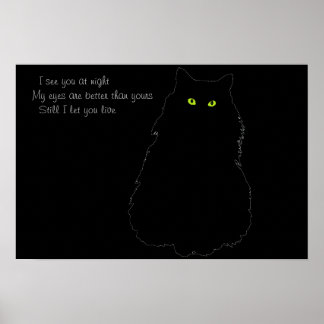 I see you at night I Let You Live Poster