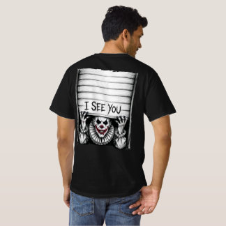 I See You - Creepy Clown Halloween Horror T-Shirt 