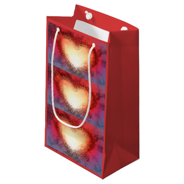 "I See Your Heart" (Small) Gift Bag (Front Angled)