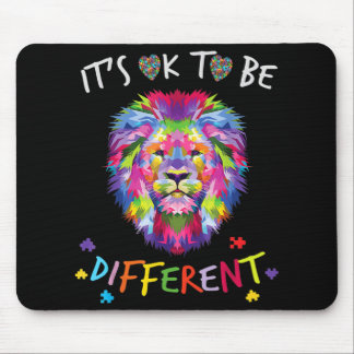 I See Your True Colors  Lion Autism Awareness Day  Mouse Pad