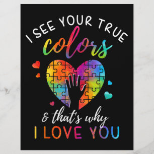 I See Your True Colors, Puzzle World Autism Flyer