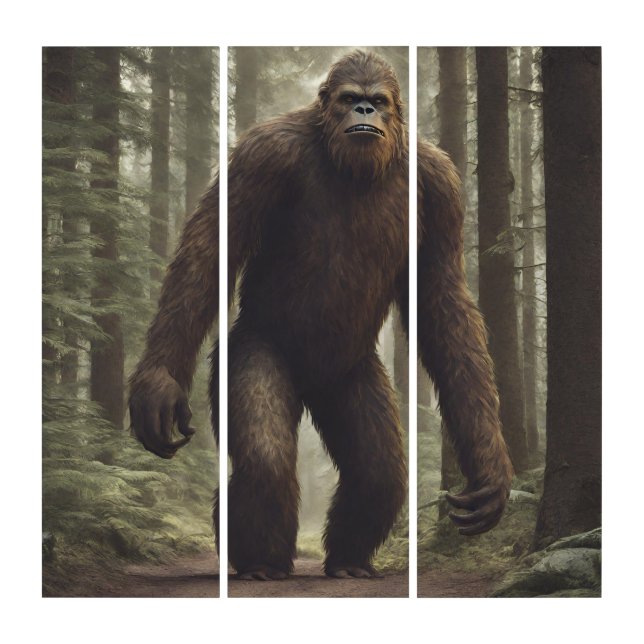 I Seen Bigfoot Sasquatch Wall Art (Front)