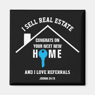 I SELL REAL ESTATE Love Referrals REALTOR Magnet