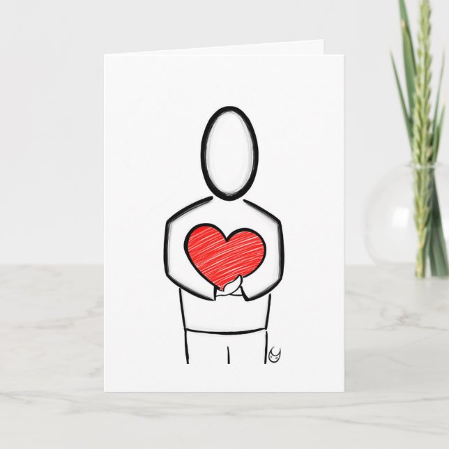 I send you only love holiday card (Front)