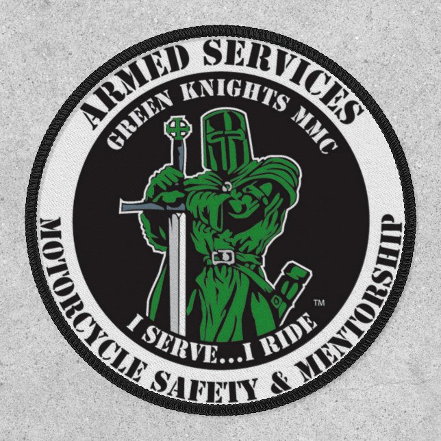 I Serve I Ride Patch (Front)